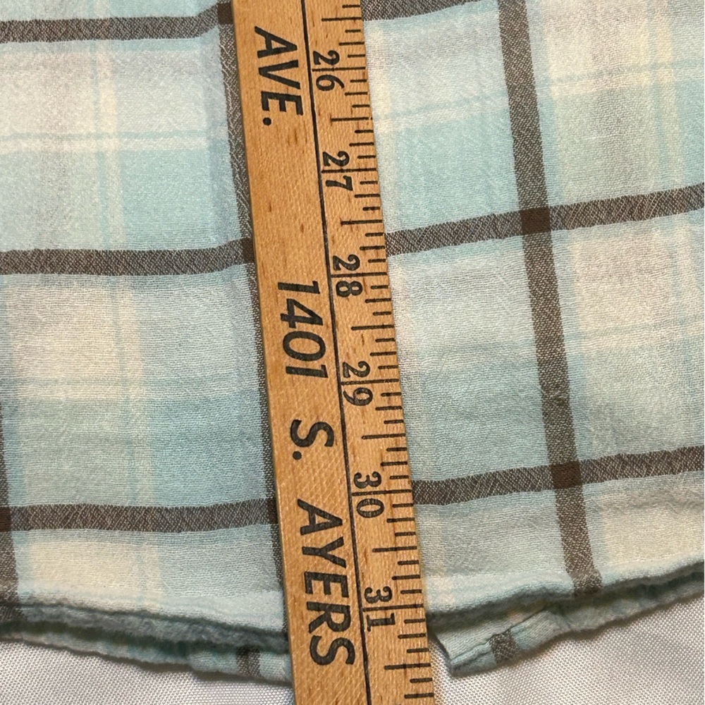 Patagonia‎ Men's Sky Blue Plaid Shirt - Picture 6 of 10